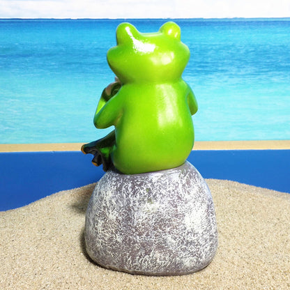 Frog Statue Figurine Garden