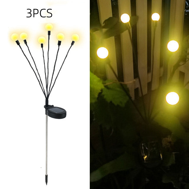 Simulation Firefly Solar Light Outdoor Garden Decoration Lawn Landscape Lamp Xmas Decor Solar LED Lights Outdoor Garden Lights