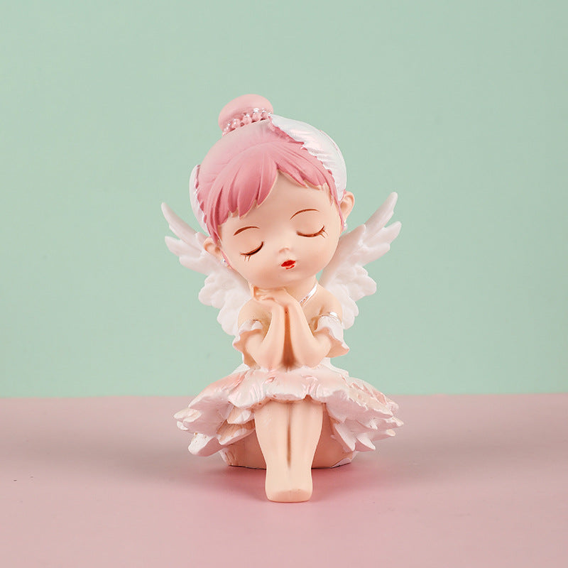 Ballerina Girl Home Decor Piece Cake Decoration